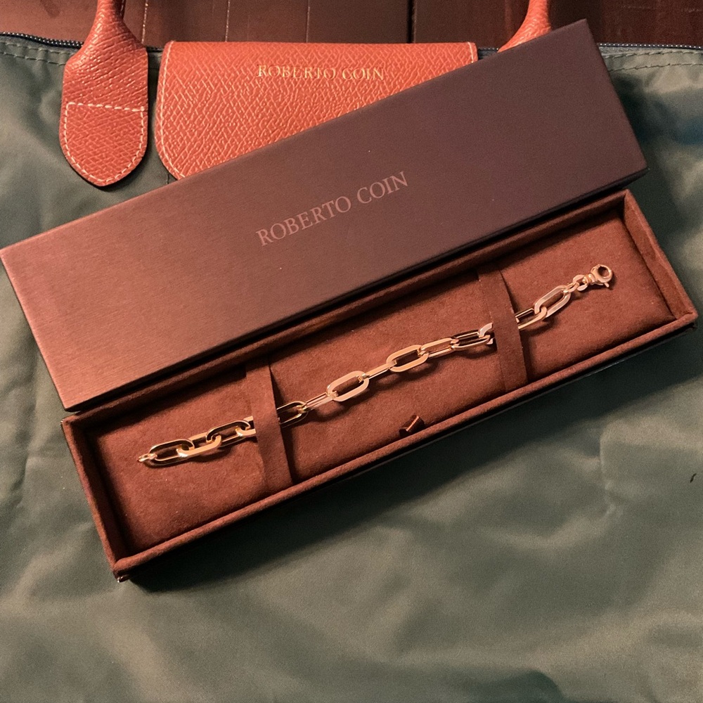 Roberto Coin 18k Gold Classic Oro Chain Bracelet